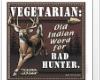 VEG  HUNTING STICKER