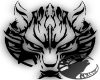 Silhouetted Wolf
