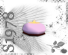 O/E Small candle pink