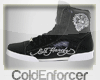 Black Ed Hardy Supras