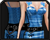 `F  LateX Gown [] Blue