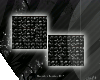 [KM] Black Squ. Earrings