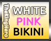 Sexy Bikini, White, Pink, Hot Bikini, Pink Bikini, white Bikini