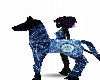 Dark Blue Patterned Pony
