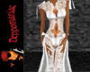 Calypso Tie Gown WHITE