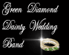 *T* Green Dainty WedRing