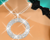 CIRCLE diamond necklace