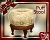 Gold Puff Stool