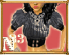 Sequin Zip frilly Blouse