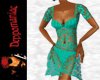 Penny Crochet Dress AQUA