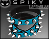 [SIN] Bangles Spiky Blue