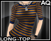 *AQ*Sweater Orange/Blue