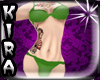 [Kira]Lime Dot Bikini