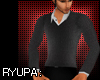 Gray Sweater Button Up