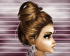 |$| Loose Top Knot Brown