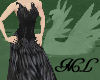 Black Swan Feather Dress