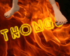 {TH}Pedicure Flaming hot