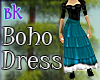 BK Boho Dress Turquoise