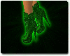 green shoes