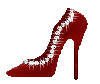 M Red Shoe w Diamonds R
