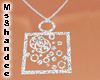 Bubbles Platinum Necklac