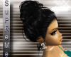 |$| Loose Top Knot Black