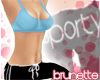 *B* Sporty blue outfit