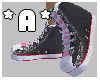 *A*Pink n Black Converse