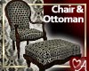 Chair & Ottoman BL Tan