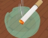 Anim Ashtray Glass Green