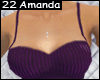 [Ama] Purple Sexy Top