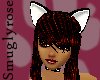 Black and White Cat Ears