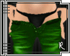 *R* Unzipped Jeans Grn
