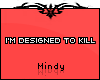 M | Designed To Kill