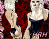 HRH Black Sequin Burlesque