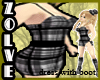 [Zv]B&W Tight Mini Dress