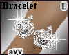 aYY-Diamd Crown Bracelet