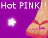 Hot Pink Flip Flops{S}