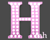 Pink Letter H