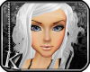 [K] White Benika Hair