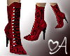 Red Granny Boots
