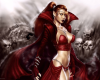 lady in red