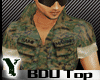 *Y* Marine BDU top short