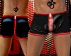 Skintight Leather Shorts