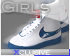 Girls Blue nike blazers