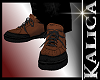 Kali Brown N Black Shoes