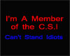 Member Of the CSI