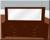 Dresser w/Mirror~Mahogny