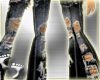 Black Wash Ripped Jeans