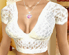 White HalfCut Shirt